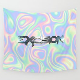 Trippy Excision Rave Festival Tapestry Wall Tapestry