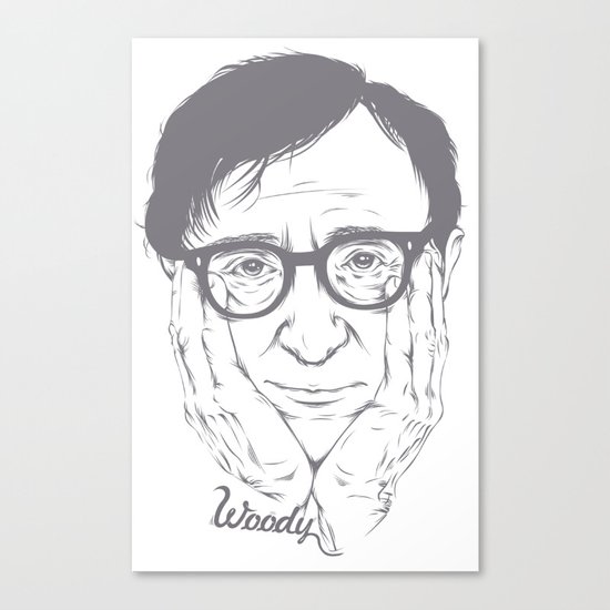 Woody Allen Canvas Print