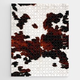 Western style cowhide decor Jigsaw Puzzle