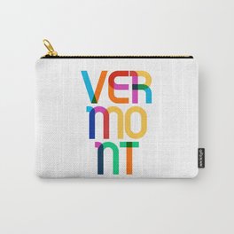 Vermont State Mid Century, Pop Art Mondrian Carry-All Pouch | Basketball, Hometown, Nature, Essex, Burlington, Mid Century, Colchester, Graphicdesign, Sorority, University 
