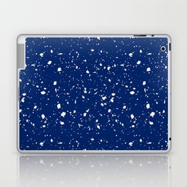 Blue Terrazzo Seamless Pattern Laptop Skin