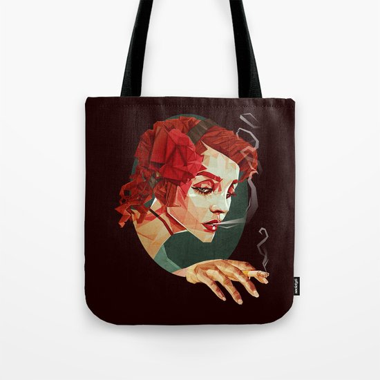 "Smoking Princess" Tote Bag