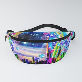 Colorful Arabian Nights A Cityscape of Painted Wonder Fanny Pack