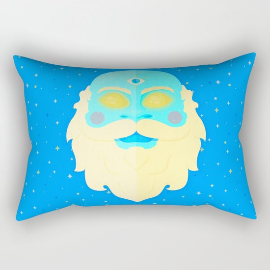 Santa Cosmos Rectangular Pillow