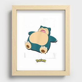  Nope Not Today Snorlax  Recessed Framed Print