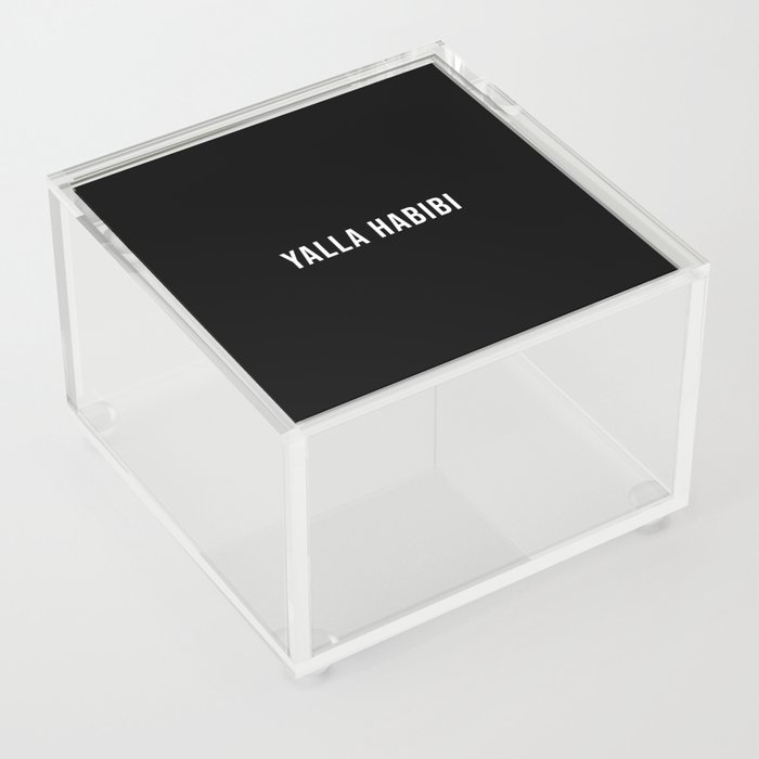 Yalla Habibi Acrylic Box