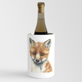 Fox watercolor drawing Wine Chiller