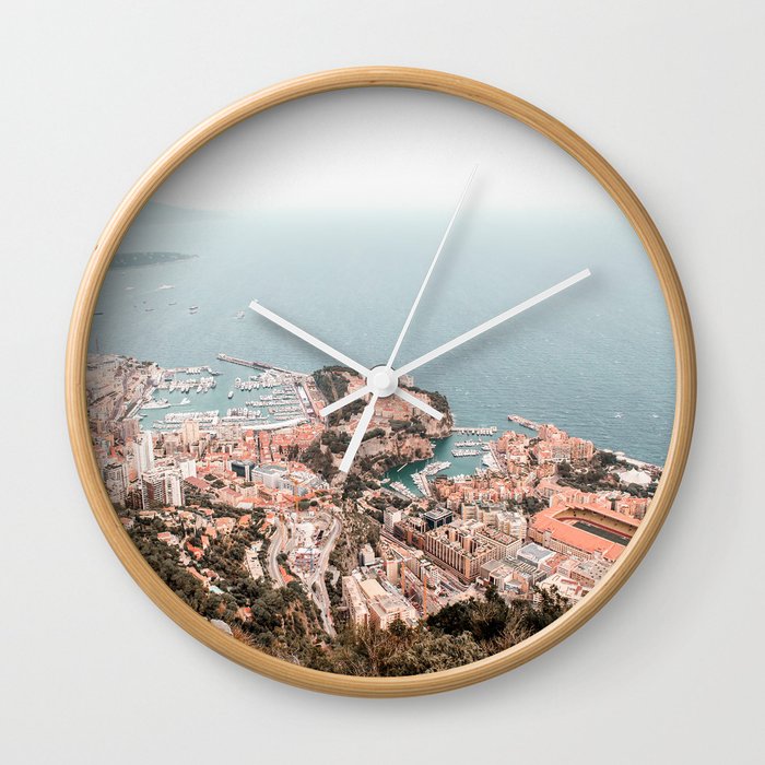 Monaco Summer Coast Wall Clock