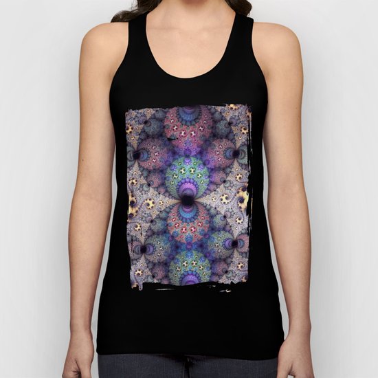 Unending patterns in a fractal design Unisex Tank Top