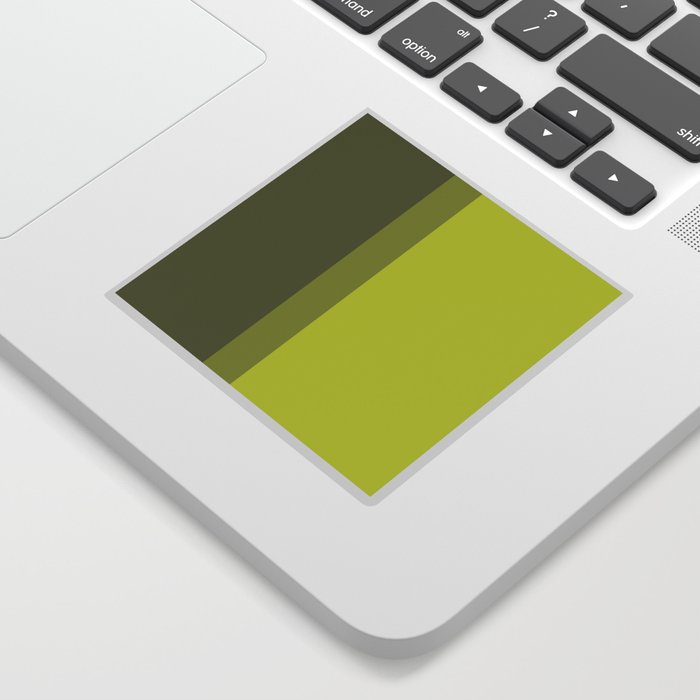 COLOR BLOCKED, CHARTREUSE Sticker