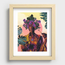 Flower Goddess Recessed Framed Print