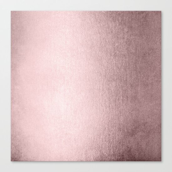 Simply Rose Gold Palace Canvas Print