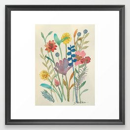 Joy of Flowers  Framed Art Print