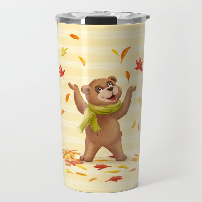 Autumn Bear Travel Mug