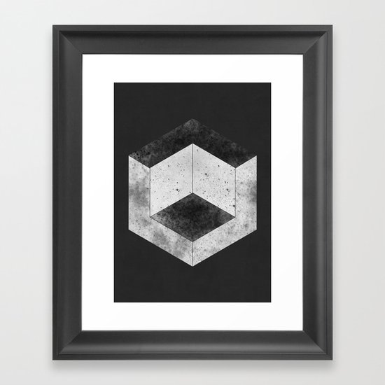 Hex Framed Art Print
