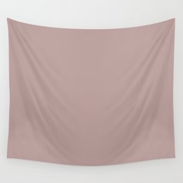 Dressy Rose dusty mauve pink solid color modern abstract pattern  Wall Tapestry