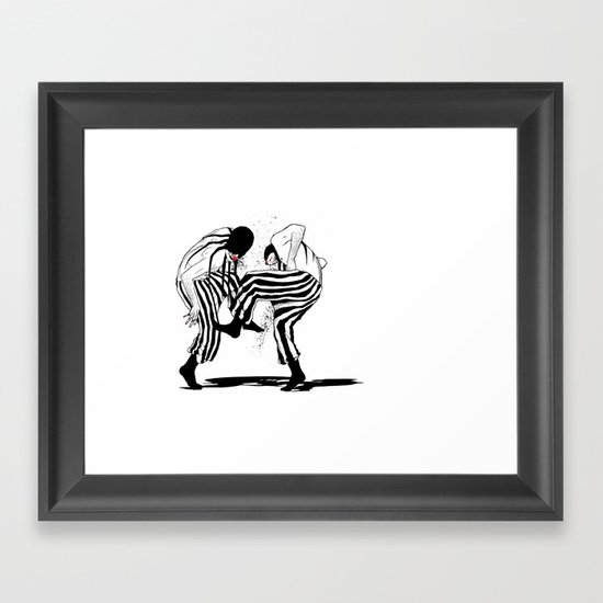clowns Framed Art Print