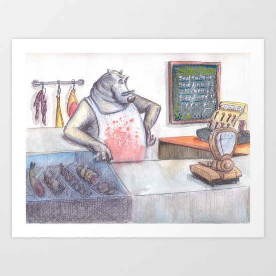 Polar Bear Art Print