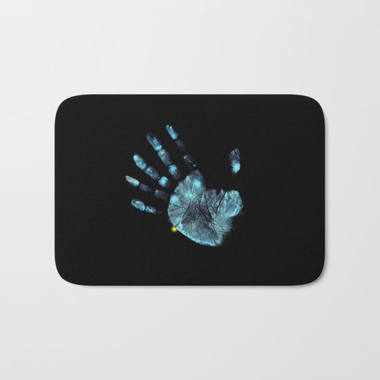 Hand Print Bath Mat