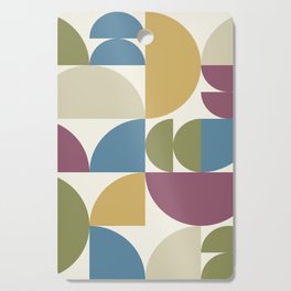 Geometry color arch shapes composition 2 Cutting Board