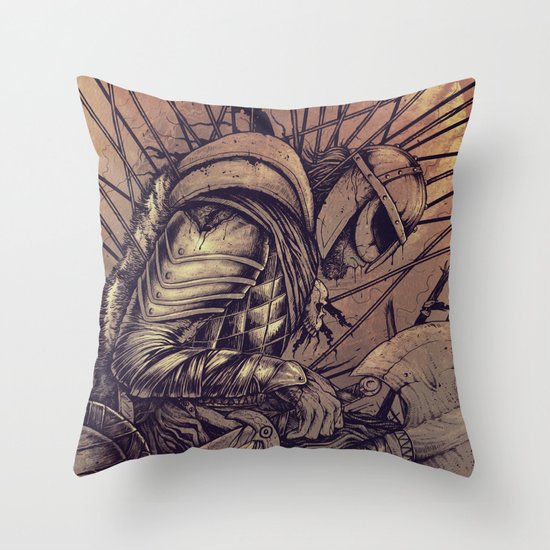 Last Struggle Throw Pillow