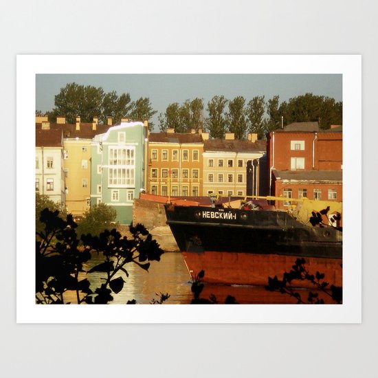 Windows into Europe Art Print