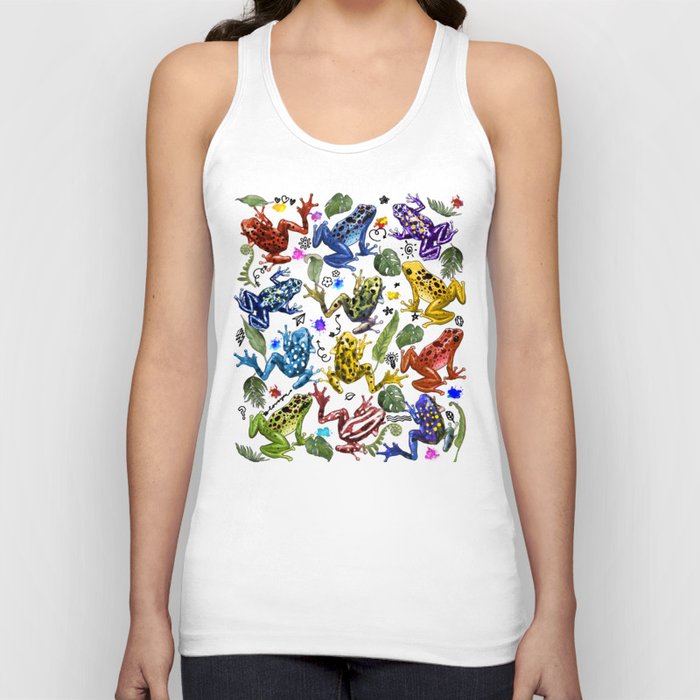 Colorful Poison Frog Tank Top