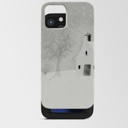 Snow Storm in Vermont  iPhone Card Case