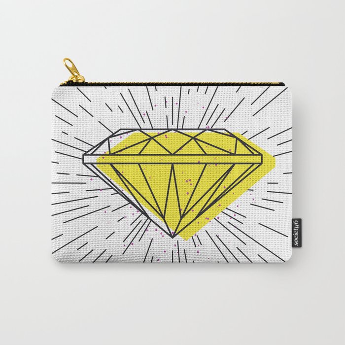 Shiny diamond Carry-All Pouch
