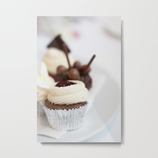 Cream Cakes Metal Print