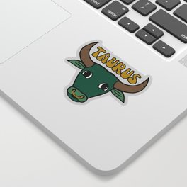 Taurus Zodiac Sign - Bull - Astrology  Sticker