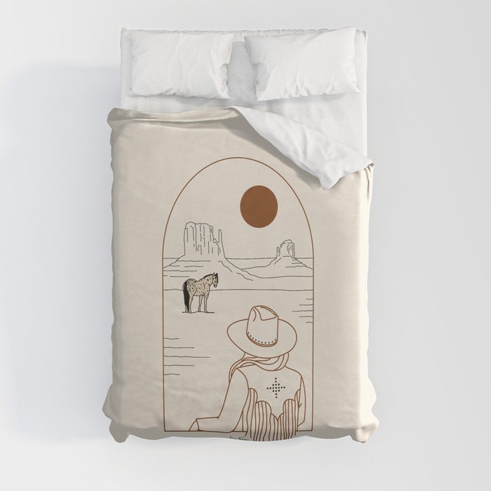 Lost Pony - Rustic Duvet Cover