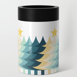 Christmas Tree with Sparkling Star Can Cooler