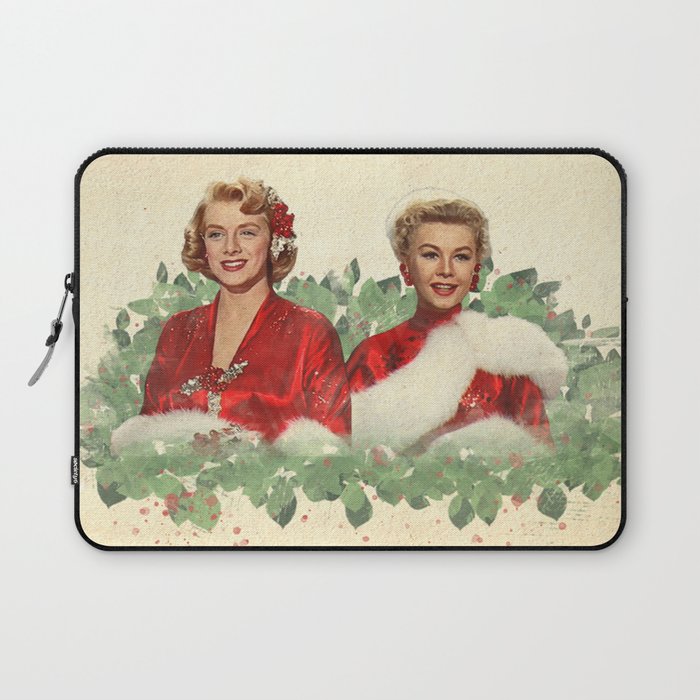 Sisters - A Merry White Christmas Laptop Sleeve