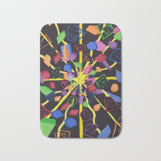On edge #2 #watercolor #art #society6 Bath Mat