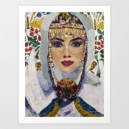 Queen Parandzem of Armenia Art Print