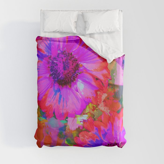 The Painter's Flowers Duvet Cover by thea walstra | Society6