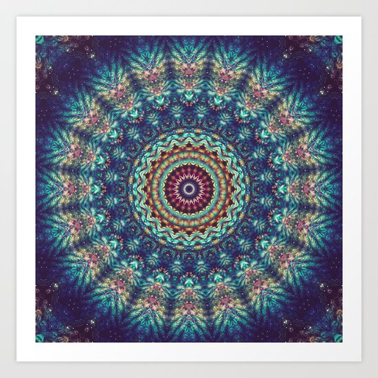 Gazing At The Mystery Art Print
