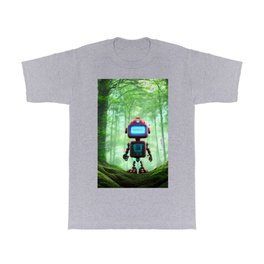Little Robot in the Forest T Shirt