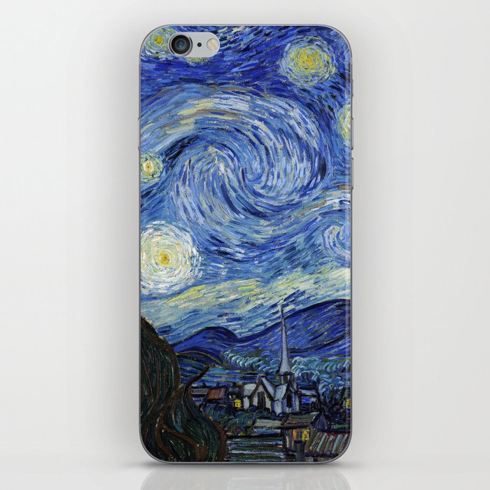 Starry Night by Vincent Van Gogh iPhone Skin by Art Gallery