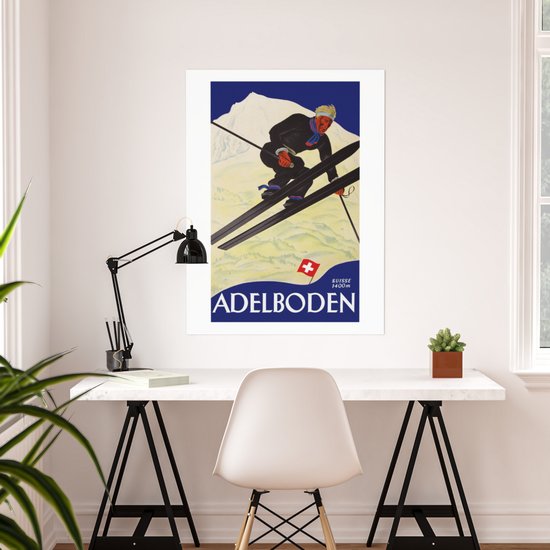 Details about   Adelboden Switzerland FRIDGE MAGNET travel poster ski 