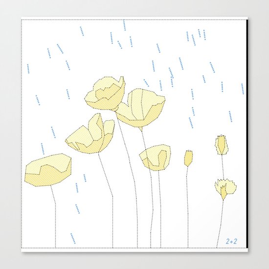 SPRING RAIN Canvas Print