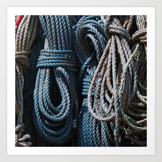 A Load of Old Rope Art Print