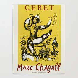 Le Cirque- Marc Chagall, 1968 Poster