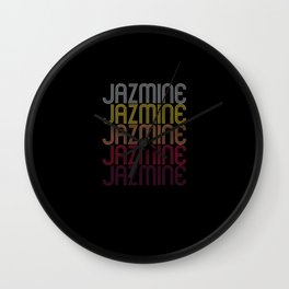 Jazmine Name Gift Personalized First Name Wall Clock