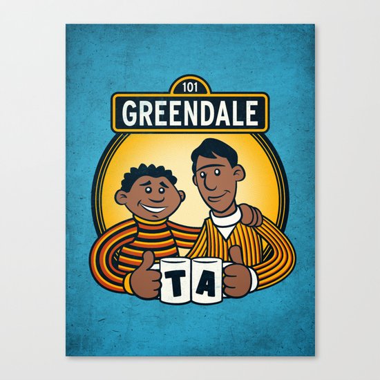 Greendale Street Canvas Print