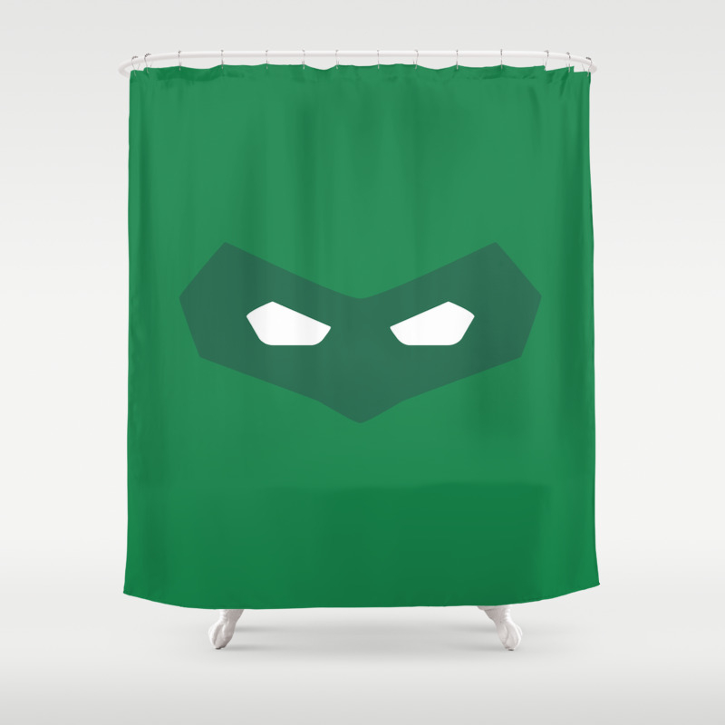 Green Lantern Superhero Shower Curtain By Motadacruz Society6