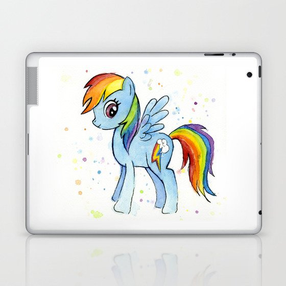 Rainbow Pony Laptop & iPad Skin