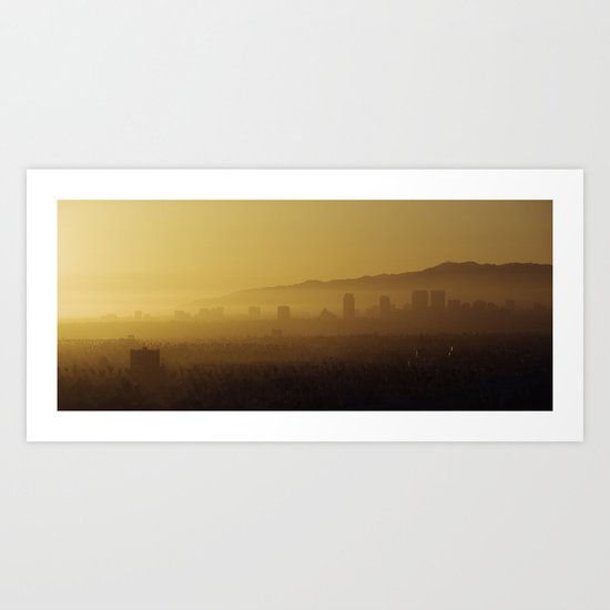 Los Angeles Sunset Art Print