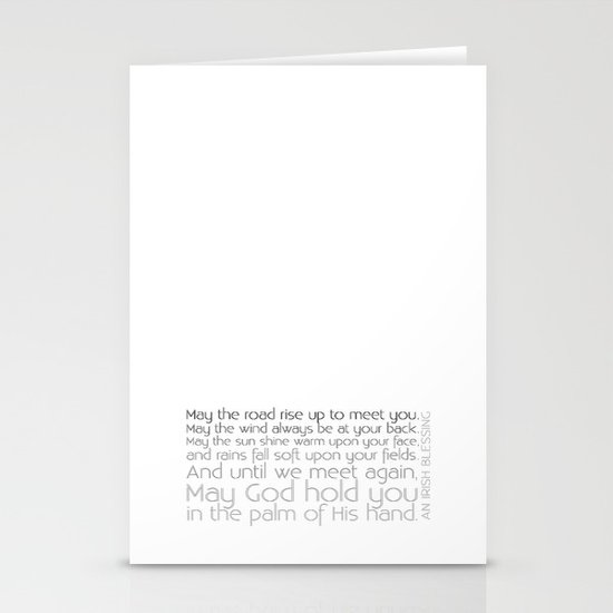 Irish Blessing Stationery Cards